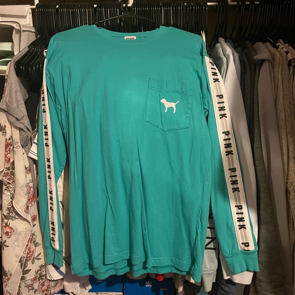 VS PINK OVER SIZE CREW TOP